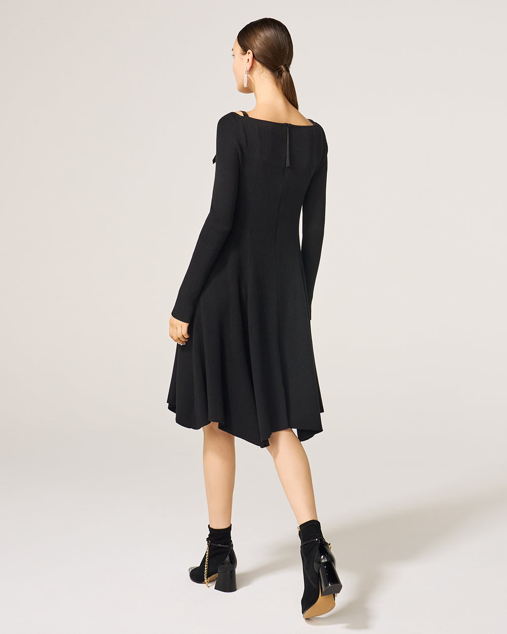ブラック コレット ニット ドレス – ADEAM