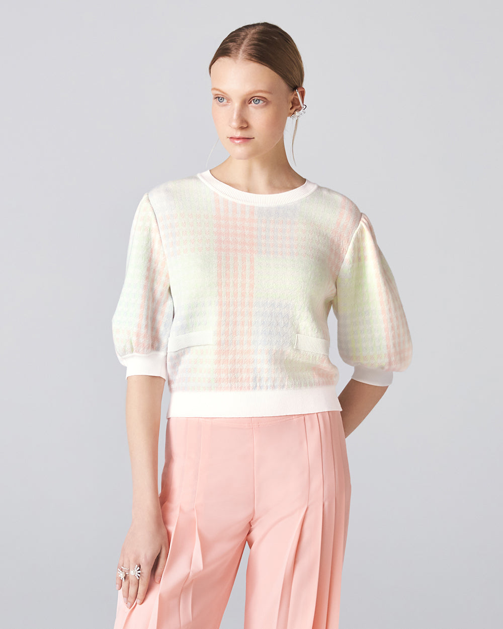 Multi Cotton Candy Knit Top – ADEAM