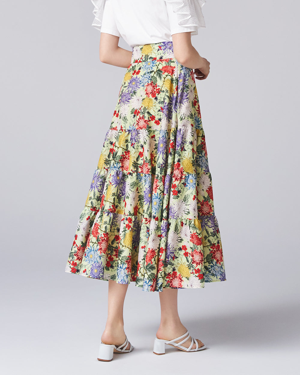 Zara floral shop skirt 2019