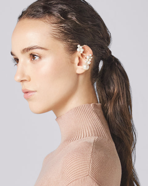 Comète Perlée ear cuff - J11690